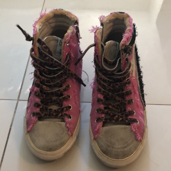 Golden Goose side woman’s size 38 mid top. “You always make me happy” - Picture 9 of 12